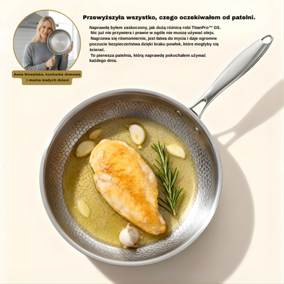 TitanChef® TitanPro™ G5 Patelnia Tytanowa Premium